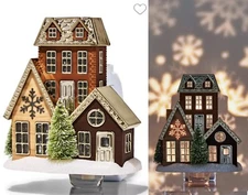 Bath & Body Works Wallflowers Plug Christmas Holiday VILLAGES Light Up PROJECTOR