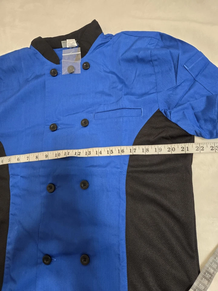 UA Uniforms Men’s Chefs Shirt Pocket Work Uniform Size Small - Image 3 of 4