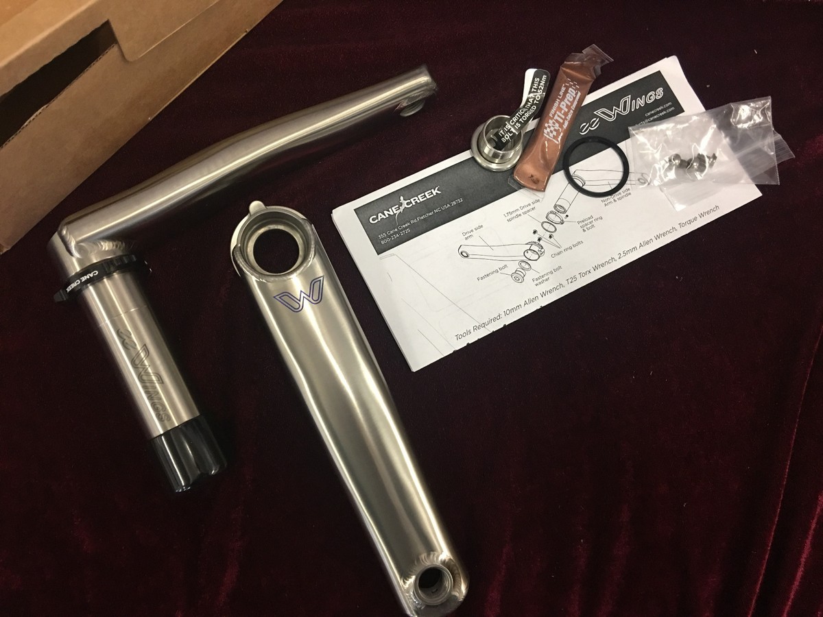 Cane Creek eeWings 175mm 73x30 Axle MTB Titanium Crankarm