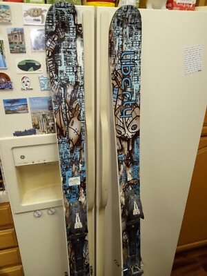 Liberty Morphic 181 Twin Tip Skis 2011 Excellent Condition With Marker Bindings 