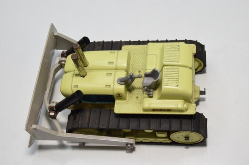 B71 1:43 CORGI TOYS 1102 EUCLID TC-12 TC12 TRACTOR BULLDOZER LIGHT YELLOW EXC. - Picture 7 of 11