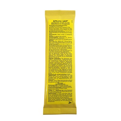 10x2 APILIFE VAR Varroa Thymol Varrose Behandlung imprägnierte Streifen Imkerei
