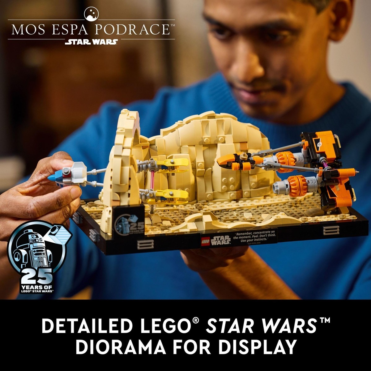 LEGO Star Wars The Phantom Menace Mos ESPA Podrace Diorama 75380