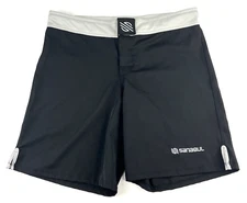 Sanabul Shorts Mens 34 Black MMA Kick Boxing Mixed Martial Arts Grappling Gym
