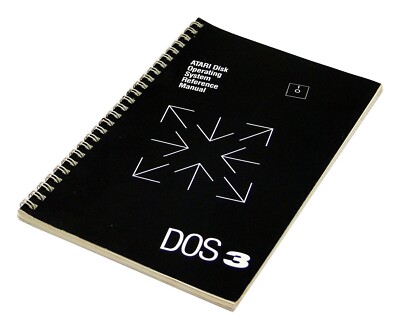 ATARI DOS REFERENCE MANUAL DOS 3 für Laufwerk 1050 Atari 400, 800, XL XE