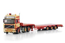 WSI 01-4445 VOLVO F12 Traktor 6X2 + Tieflader 3 Achsen "Torben Rafn"
