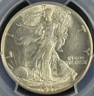 1937-S 50C Walking Liberty PCGS MS62 - Bright White