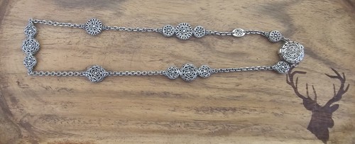 John Hardy Sterling Silber Halskette 28,5 Gramm ca. 15,5" SLENDER FIT - Bild 3 von 4