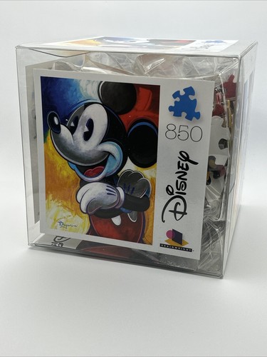 Disney Brainwright 8223 Mickey Mouse 850 Piece Jigsaw Puzzle & Art Poster NIB
