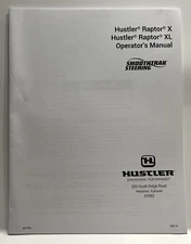 Genuine Hustler 607768 Owner's Manual Rev A Raptor X and Raptor XL Free Shipping