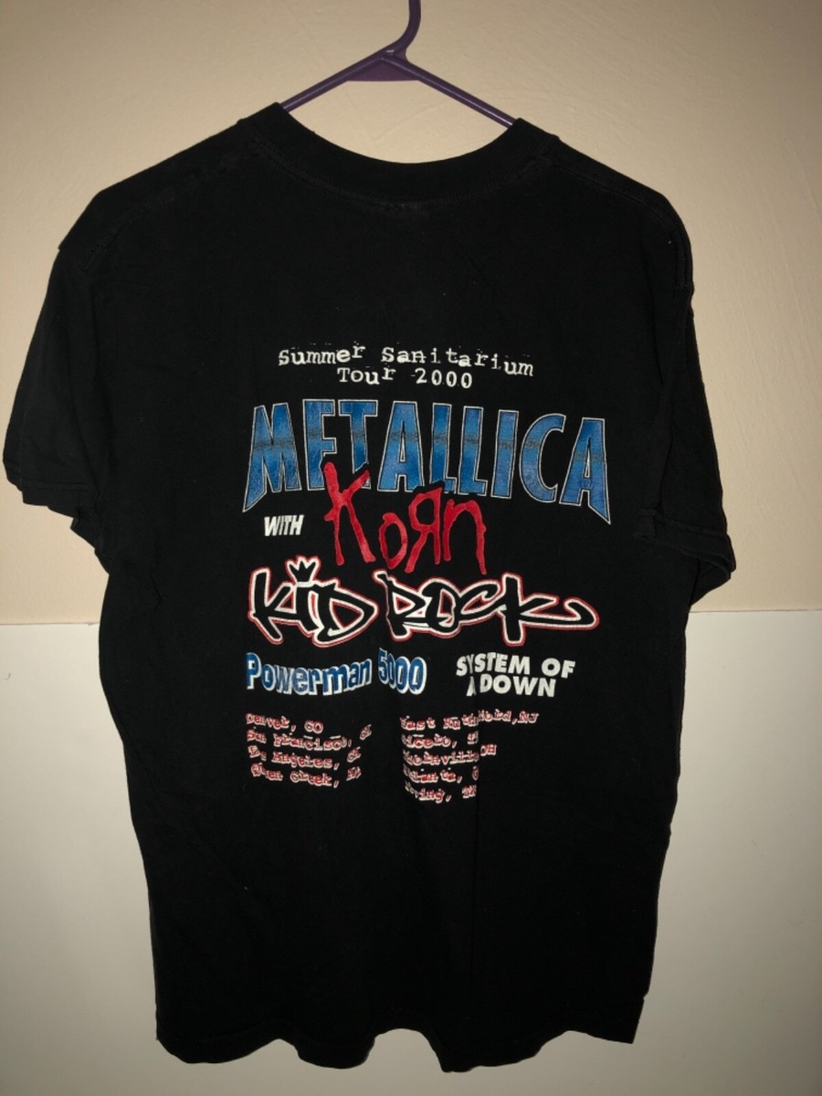 トップス 00s llica Summer Sanitarium Tour Tee Vintage 2000 Metallica Summer Sanitarium Tour Shirt – WyCo
