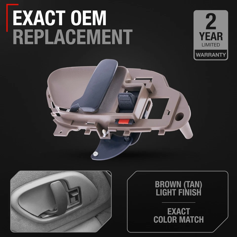 Manija de puerta interior, lado del conductor para Chevrolet GMC C&K 1500, 2500, 3500 Foto 3 de 4