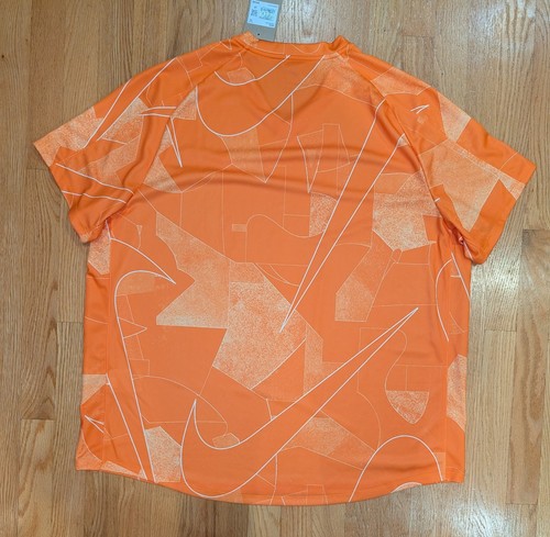 Nike Court Dri-Fit Victory Short Sleeve Printed Tennis Top 2XL DD8333 834 NWT - Picture 8 of 8