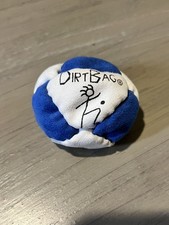 DirtBag Footbag Hacky Sack White Blue Authentic World Foot Bag