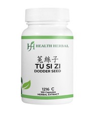 2 Bottles Health Herbal-Tu Si Zi/Dodder Seed 100 Capsules/Bottle