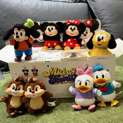MICKEY FAMILY CUTE TOGETHER KEYCHAIN SERIES AUTHENTIC CUTE HOT TOY