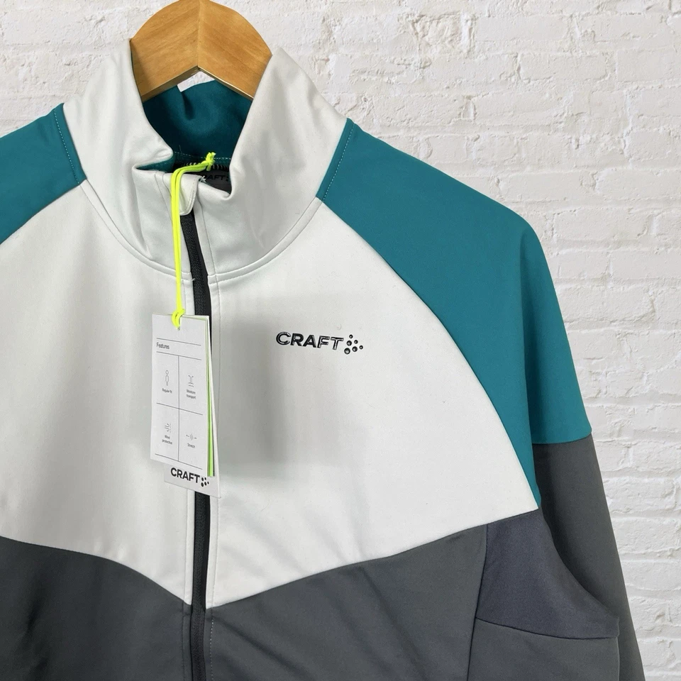 Chaqueta de Ciclismo Artesanal Cremallera Completa Softshell Ciclismo Rendimiento Para Hombre Mediana Foto 2 de 4