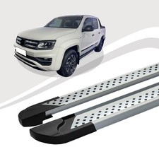 Trittbretter passend für VW Tiguan ab Baujahr 09/2007-12/2016 VISO Silber mIt AB