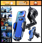 Military-Grade Car Phone Holder - Best Suction & Clip Mount for Dashboard, Winds
