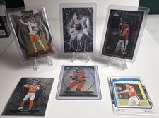 Panini NFL Rookie Card Lot Bo Nix Denver Broncos 6 Cards Select Mosaic Prizm