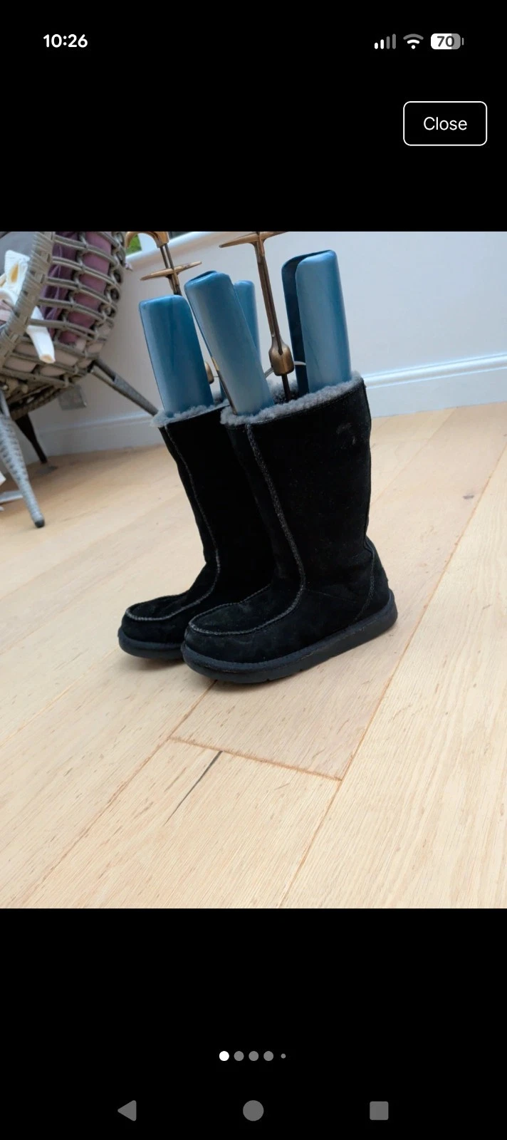 UGG Mid Calf Boots Size 3.5