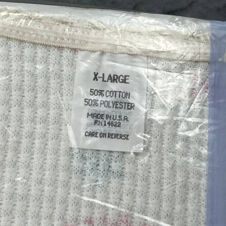 Camisa De Colección Montgomery Ward Para Mujer 1X Estampado de Copo de Nieve Manga Larga Ropa Térmica Top Foto 4 de 4