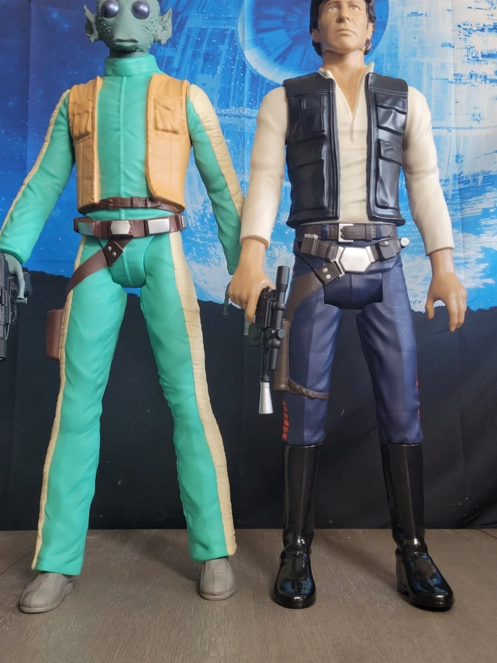 Figuras Disney 2014 Star Wars Han Solo y Greedo Jakks Pacific 18" Foto 4 de 4