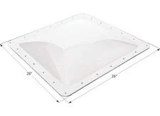 Icon 01856 SL2222C RV Skylight 22" x 22" - Clear