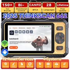 ThinkScan 662 Bidirectional ABS SRS Engine Car OBD2 Scanner Diagnostic Scan Tool