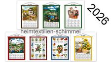 Textiler Wandkalender 2026 Textilkalender Sto...