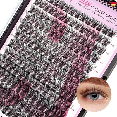 BESUCHE DEN CALAILIS-STORE Wimpern Einzeln CALAILIS 168 Pcs DIY Cluster Wimpern D Curl Individuelle