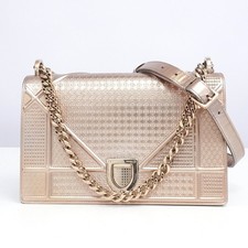 Christian Dior Diorama Gold Cannage Embossed ...