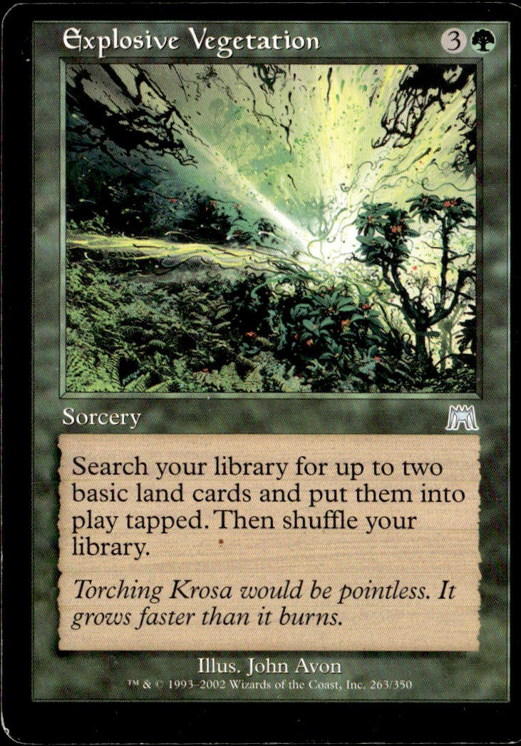 Onslaught #263 Explosive Vegetation