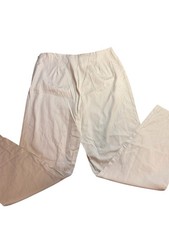 Vintage Hillary Blake New York White Trousers Made In USA Size 14EUC Office Wear