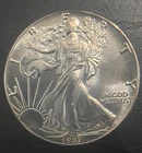 1987 American Silver Eagle 1 oz .999 Fine Silver Coin