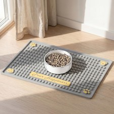 Non-Absorbent Cat Water Fountain Mat, 19.7" x 14.2" Extra Thick Waterproof Pe...