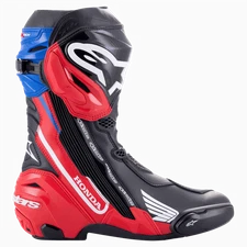 Alpinestars Honda Supertech R Motorcycle Motorbike Sport Racing Boots Red Blue