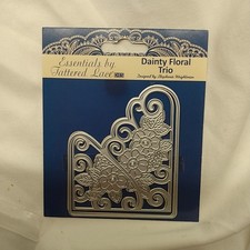 Tattered Lace Essentials DAINTY FLORAL TRIO Die ETL365 Metal Dies Paper Craft