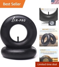 4.10/3.50-4 Heavy Duty Inner Tube Set with TR-13 Stem   2-Pack for Mowers  More
