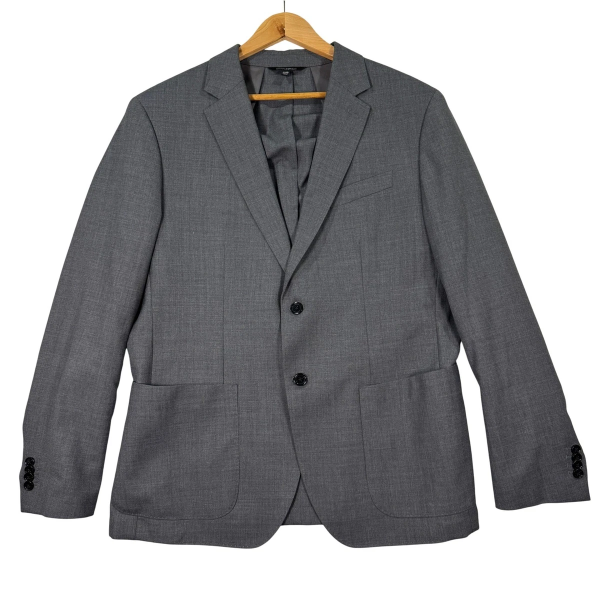 Blazer Banana Republic Homme Taille 44 L - Moderne, Gris, Occasion Très Bon état