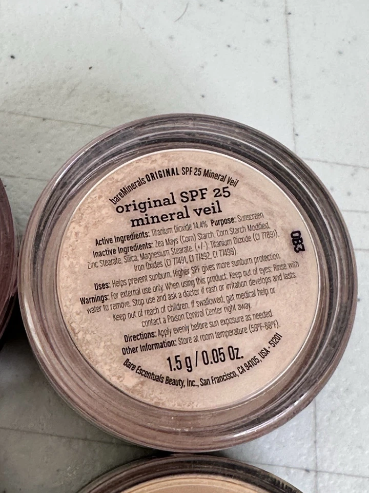 bareMinerals Discontinued Lot 4 Mineral Veil Blush Gold Gossamer Awestruc SPF 25 - Image 4 of 4