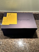 Louis Vuitton Medium EMPTY Dark Blue Shoebox 12 in X 8 in X 4.5 in READ 