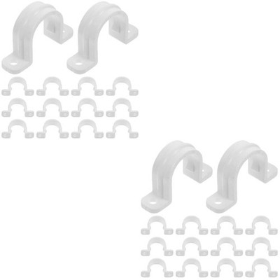 2 Pieces U-förmige Rohrschelle Rohrschellen Aus Kunststoff Plastikrohrklemme