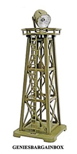 TORRE REFLECTOR EJÉRCITO EE. UU. ESCALA N ILUMINADA CONSTRUIDA LISTA PARA USAR Modelo Power 2681 | Zustand: New