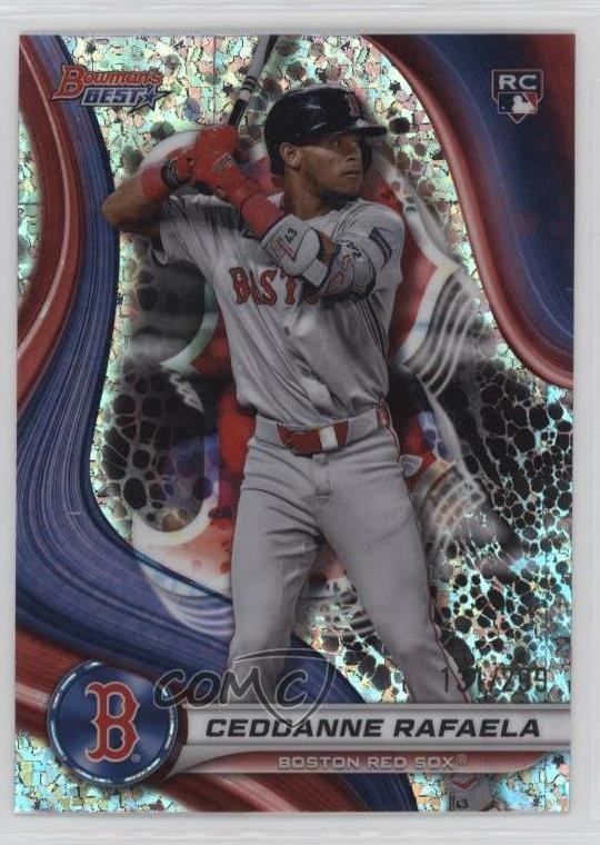 2024 Bowman's Best Mini-Diamond Refractor /299 Ceddanne Rafaela Rookie RC 1m0w