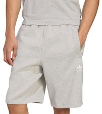 Adidas Originals Trefoil Loose Essentials Fleece Shorts - Grey, Mens XXL / 2XL