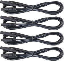 4 PCS Rock Light Extension Wire,4 Pin LED Extension Cable,Neon Accent Kits RGB L