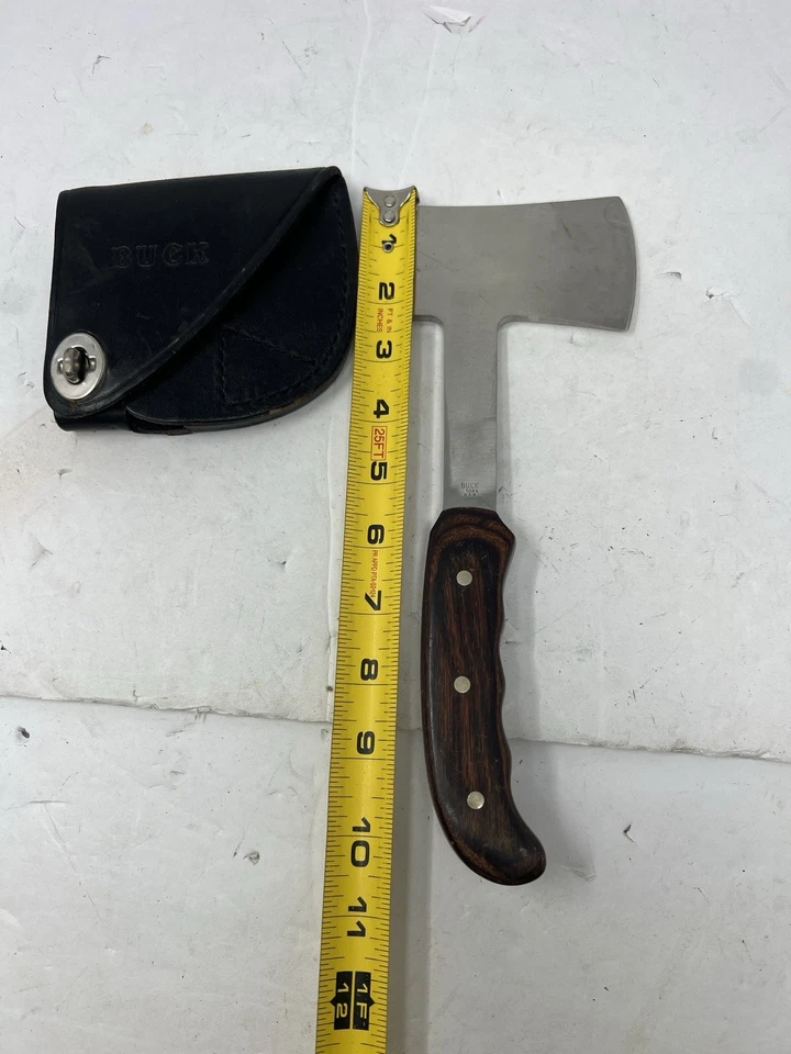 Hacha de cazadores Buck 106 vintage rara. HACHA DE CAMPING HACHA. Foto 2 de 4
