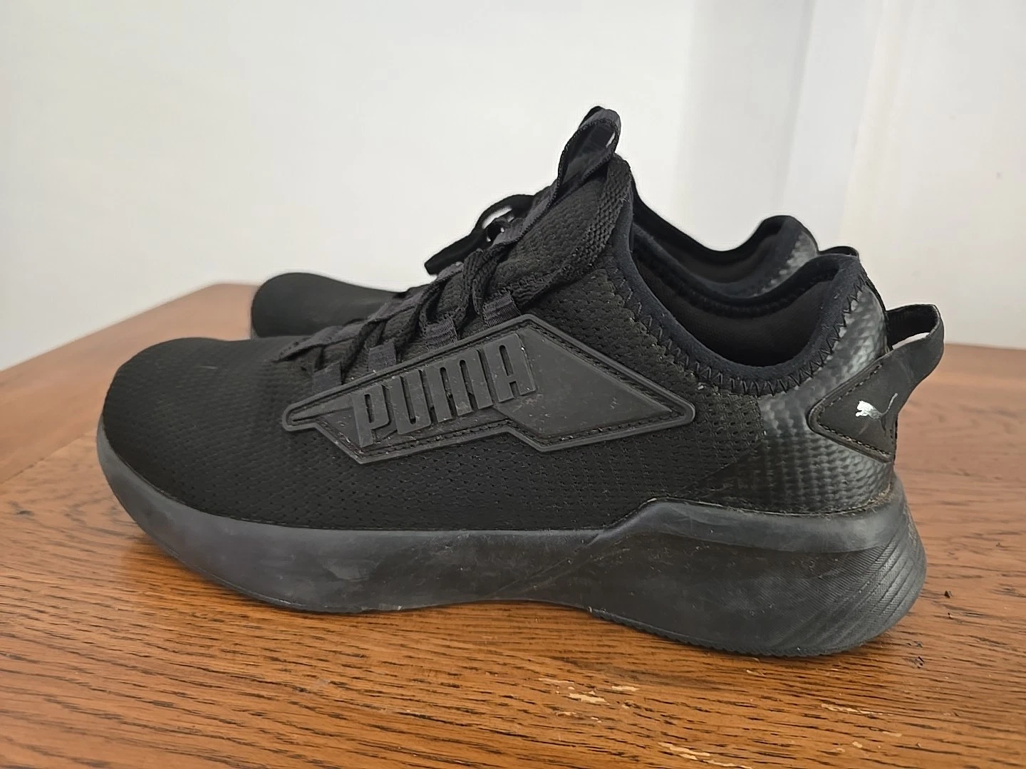 Scarpe da ginnastica PUMA Retaliate 2 All Black UK 6 ottime condizioni vedi foto