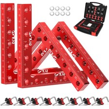 DIYLOG Corner Clamp for Woodworking, 90 Degree Clamp, 4 Pack 5.5"x Red